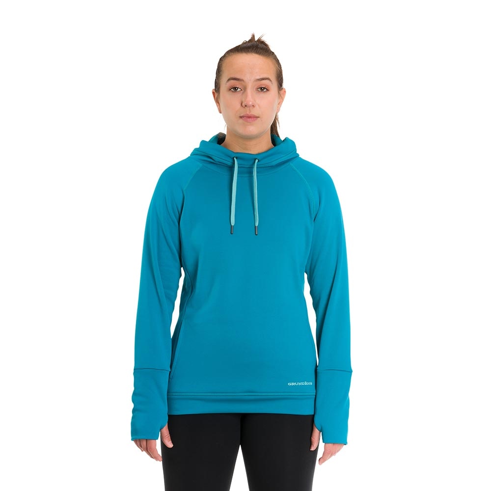 Grundens Maris Hoodie Women's in Tahitian Tide